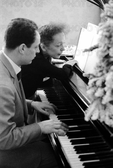 Edith Piaf with Charles Dumont