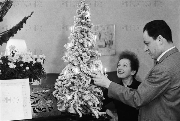 Edith Piaf with Charles Dumont