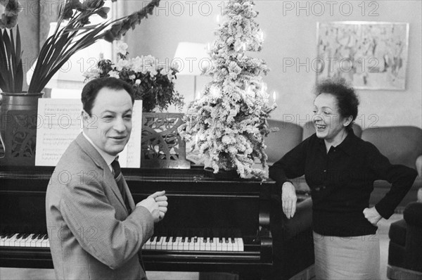 Edith Piaf et Charles Dumont