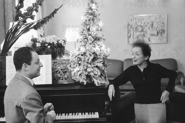 Edith Piaf with Charles Dumont