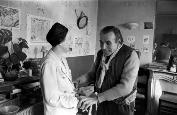 Arletty with Louis-Ferdinand Céline