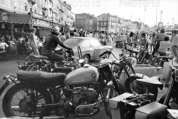 Rassemblement de motos à Saint-Tropez