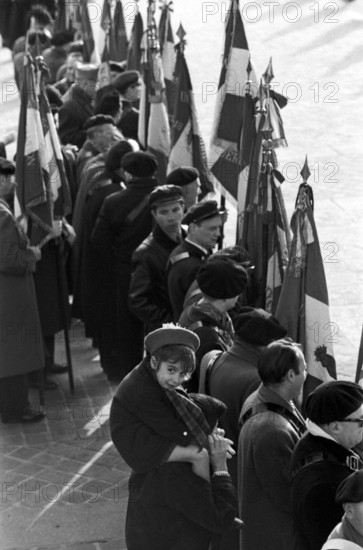 Cérémonie commémorative du 11 novembre 1960