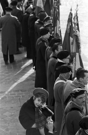 Cérémonie commémorative du 11 novembre 1960