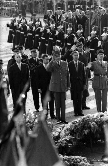 Cérémonie commémorative du 11 novembre 1960