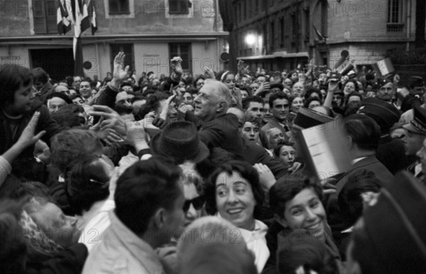 Charles de Gaulle, Nice, 1960