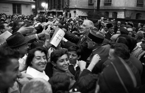 Charles de Gaulle, Nice, 1960