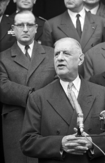 Charles de Gaulle, Nice, 1960