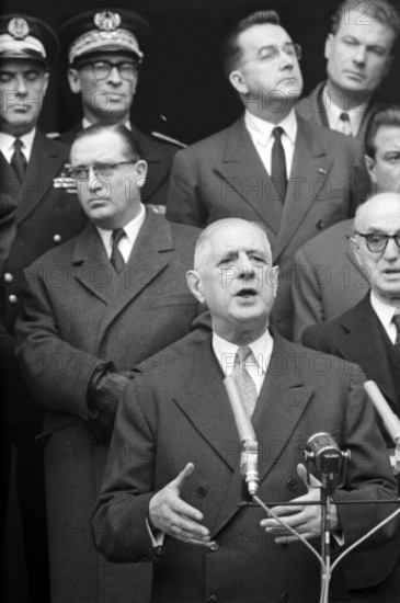 Charles de Gaulle, Nice, 1960