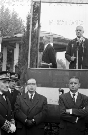 Charles de Gaulle, Nice, 1960