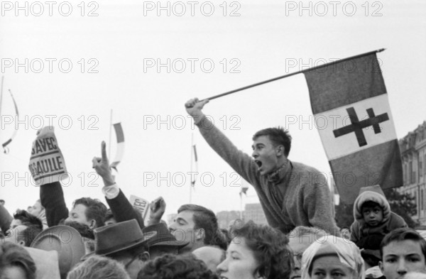 Charles de Gaulle, Nice, 1960