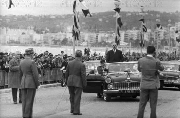 Charles de Gaulle, Nice, 1960
