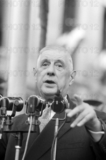 Charles de Gaulle, Nice, 1960