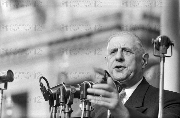 Charles de Gaulle, Nice, 1960