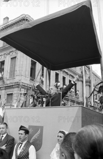 Charles de Gaulle, Nice, 1960