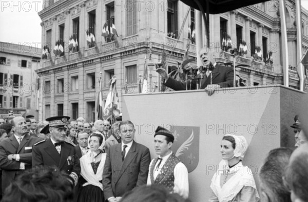 Charles de Gaulle, Nice, 1960