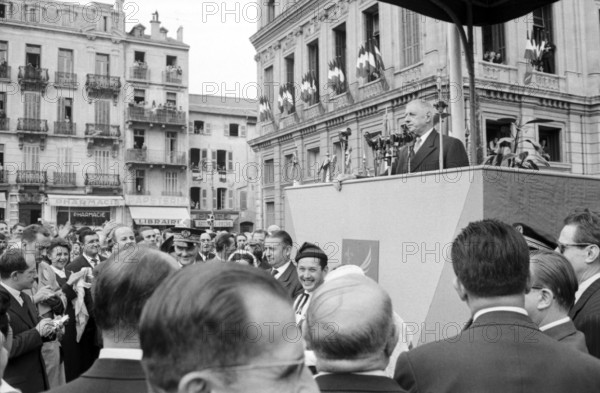 Charles de Gaulle, Nice, 1960
