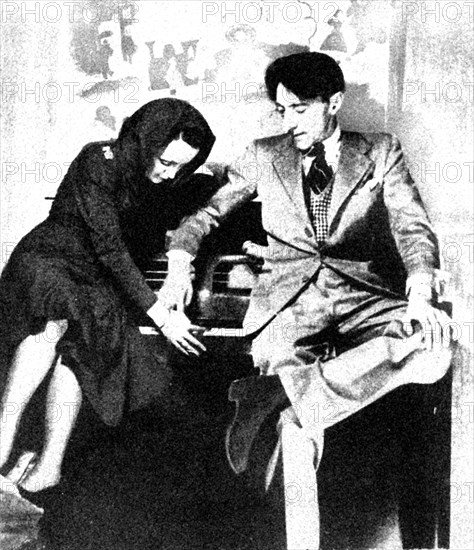 Piaf and Cocteau, 1940