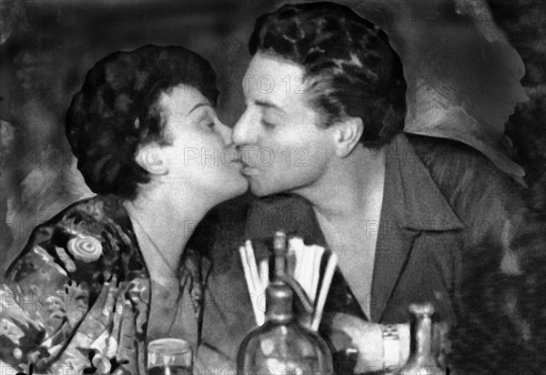 Piaf and Jacques Pills, 1952