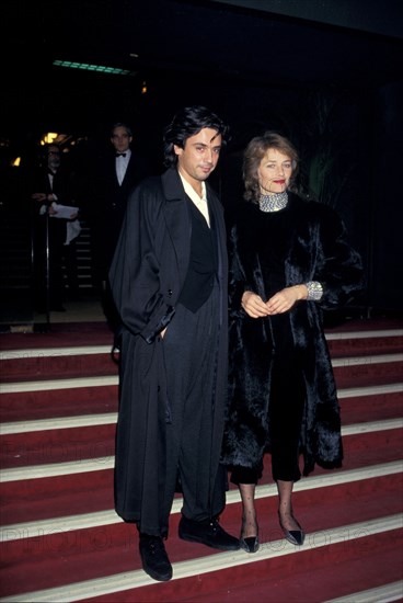 Jean-Michel Jarre and Charlotte Rampling