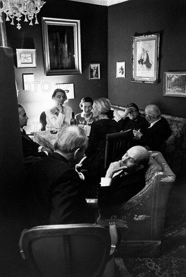 Soirée chez le prince Nicolas Sturdza, 1989