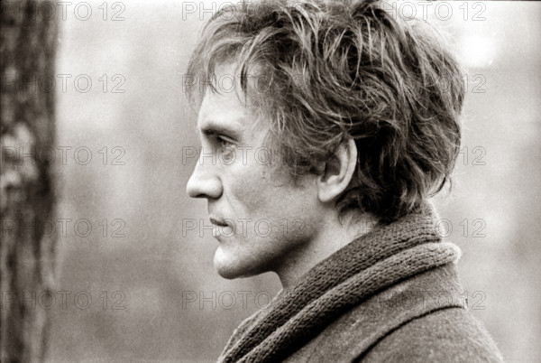 Terence Stamp sur le tournage du film "Une saison en enfer"  en 1970