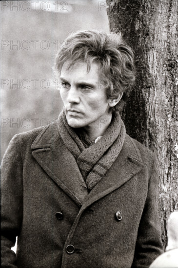 Terence Stamp sur le tournage du film "Une saison en enfer"  en 1970