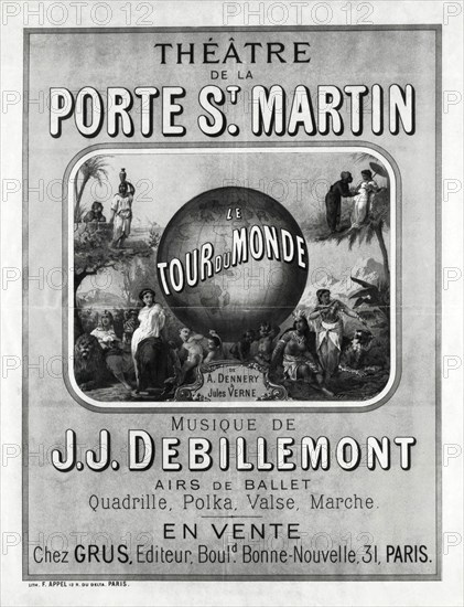 Le tour du monde - Affiche