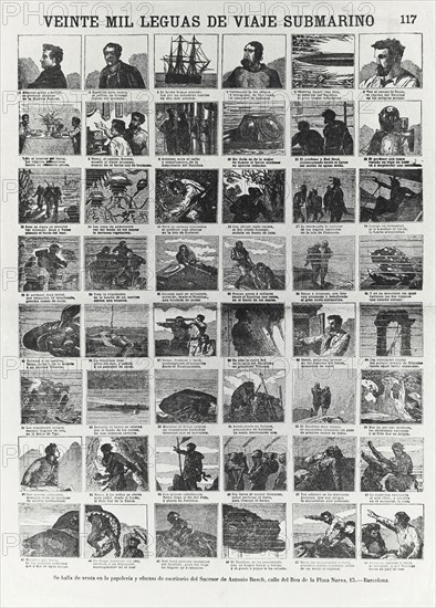 20.000 lieues sous les mers - Vignettes illustratives