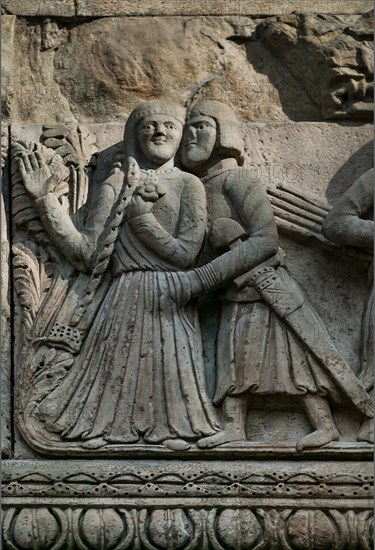 Facade of the Fidenza Cathedral