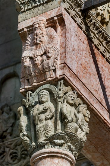 Facade of the Fidenza Cathedral