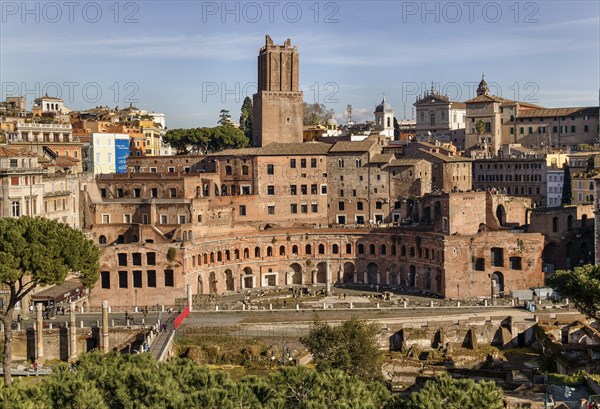 Les Marchés de Trajan à Rome, Italie