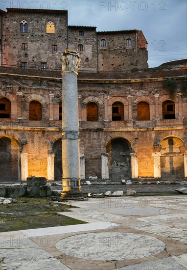 Les Marchés de Trajan à Rome, Italie