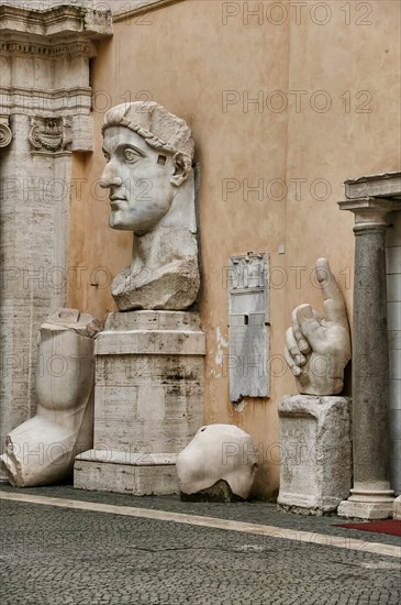 Fragments Of A Colossal Statue Of Constantine