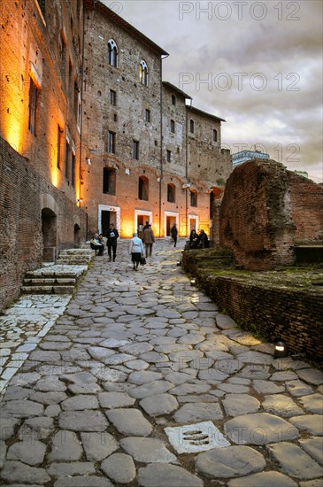 Les Marchés de Trajan à Rome, Italie