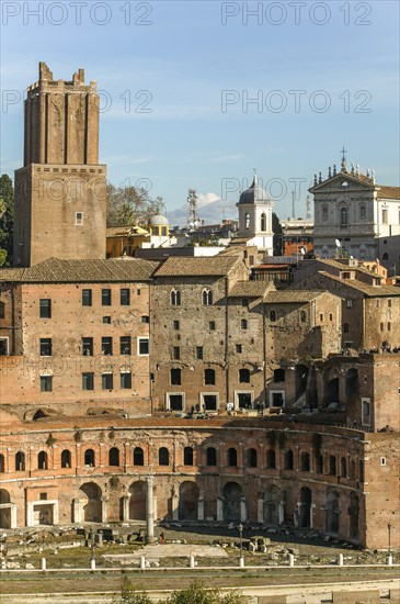 Les Marchés de Trajan à Rome, Italie