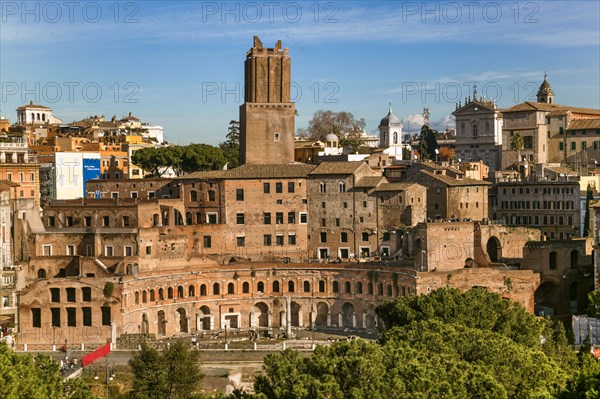 Les Marchés de Trajan à Rome, Italie