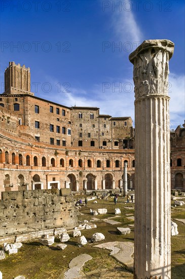 The Trajan's Market in Rome, Italy