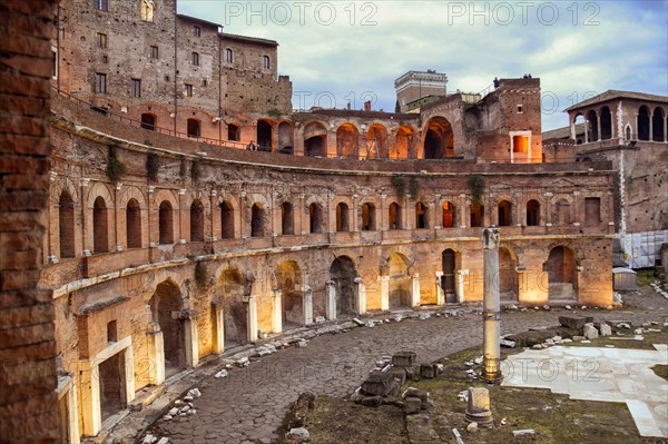 The Trajan's Market in Rome, Italy