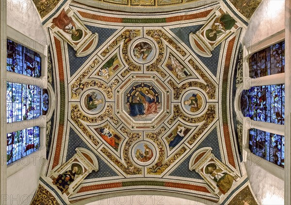 Fresco of the Basilica of St. Maria del Popolo Choir