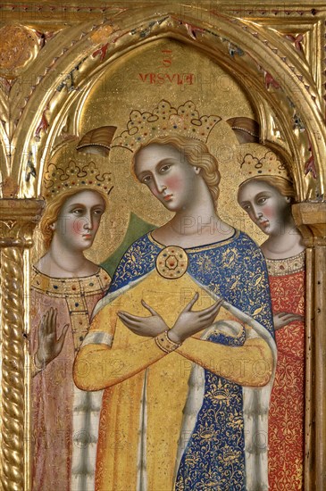 Detail of Paolo Veneziano's Polyptych with Saints