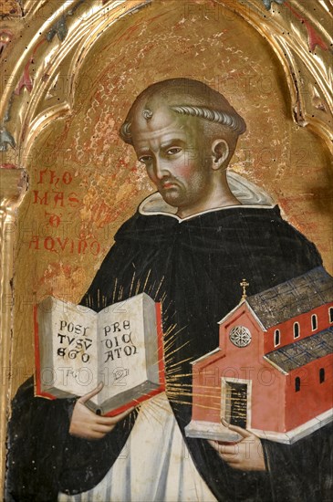 Detail of Paolo Veneziano's Polyptych with Saints
