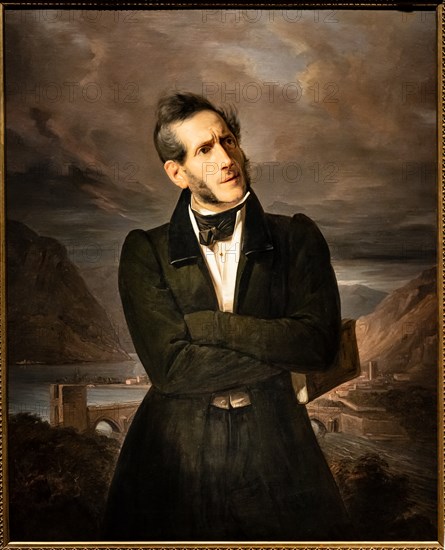 Giuseppe Molteni,  Massimo D'Azeglio: "Portrait of Alessandro Manzoni"