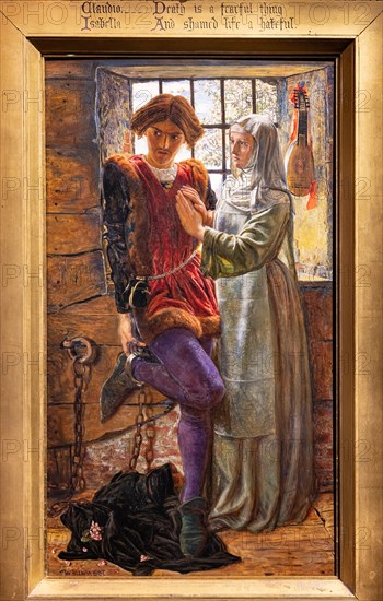 Holman Hunt, "Claudio and Isabella"