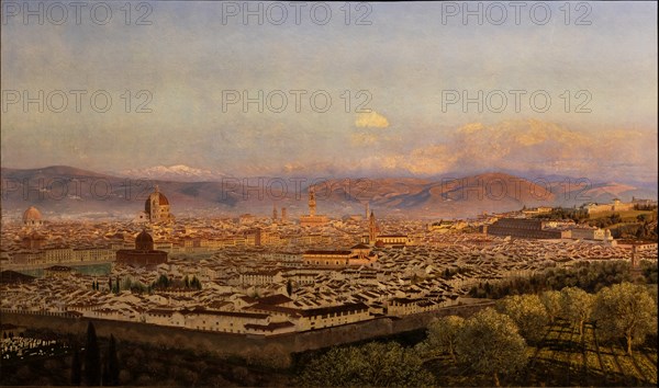 Brett, "View of Florence from Bellosguardo"