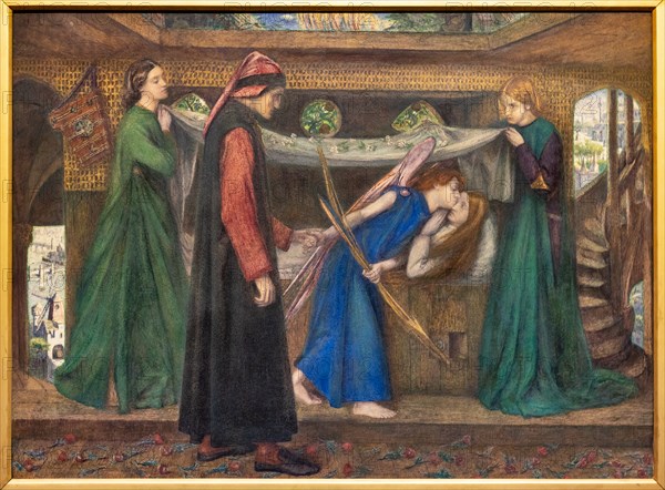 Rossetti, "Dante's Dream at the time of Beatrice's Death"