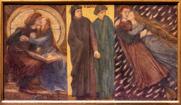 Rossetti, "Paolo and Francesca da Rimini"