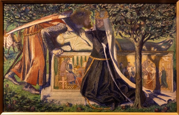 Rossetti, "Arthur's Death"