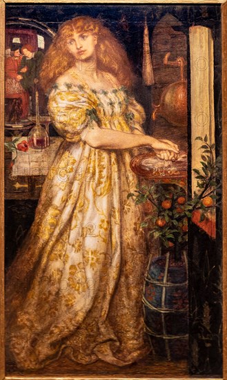 Rossetti, "Lucrezia Borgia"