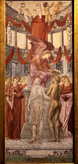 Coley Burne-Jones, "The temple of Love"